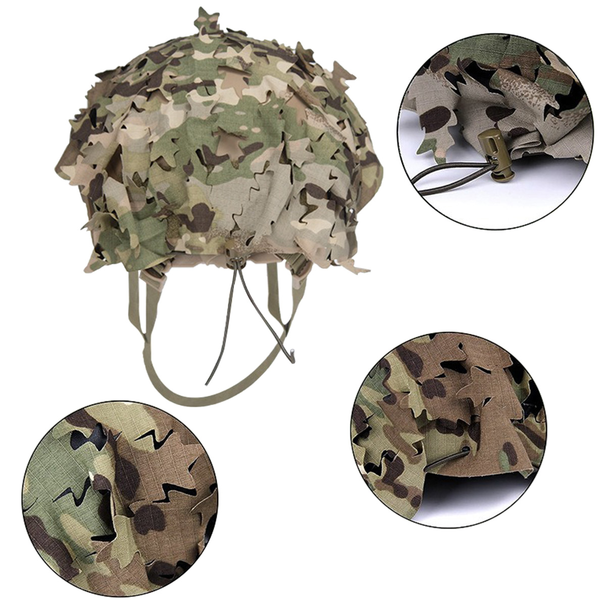 3D 迷彩ネットエアガンヘルメットカバーレーザーカットナイロ - Camo Face Paint のレビューと価格
