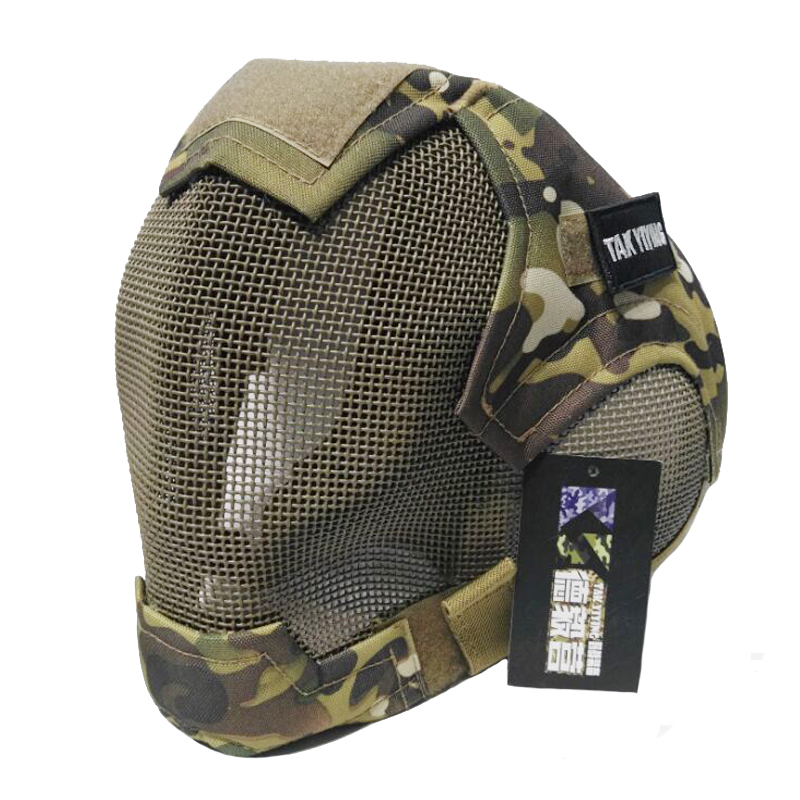 TAK YIYING エアソフトマスク フルフェイスマスク  - Camo Face Paint のレビューと価格