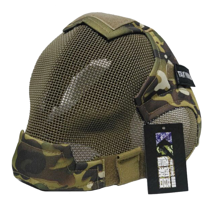 TAK YIYING エアソフトマスク フルフェイスマスク  - Camo Face Paint のレビューと価格