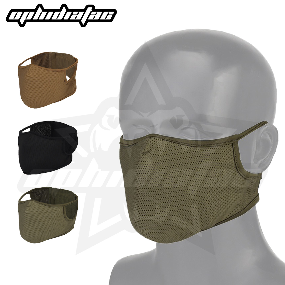 通気性のある伸縮性のあるソフトシューティングマスク、屋外ハー - Camo Face Paint のレビューと価格