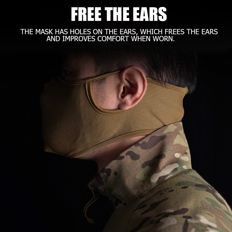 通気性のある伸縮性のあるソフトシューティングマスク、屋外ハー - Camo Face Paint のレビューと価格