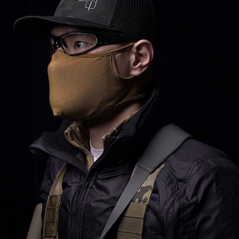 通気性のある伸縮性のあるソフトシューティングマスク、屋外ハー - Camo Face Paint のレビューと価格